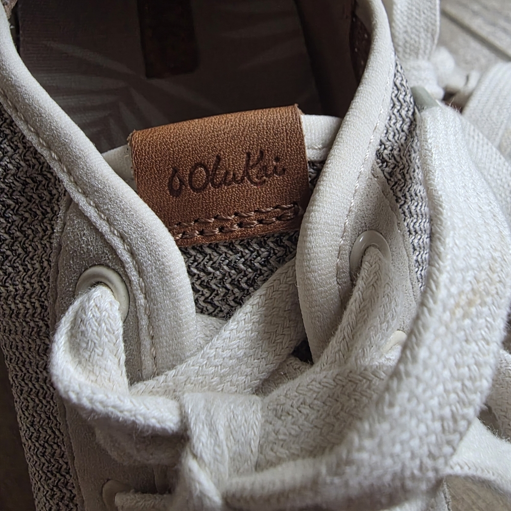 OluKai Pehuea Li Convertible Sneakers Women’s Size 8 Gray Knit Comfort - Picture 16 of 16